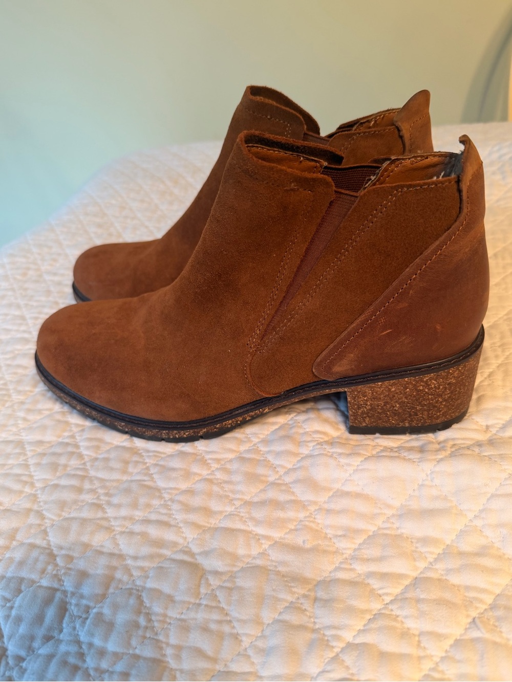 Women's AETREX Genuine Leather Frankie Ankle Booties